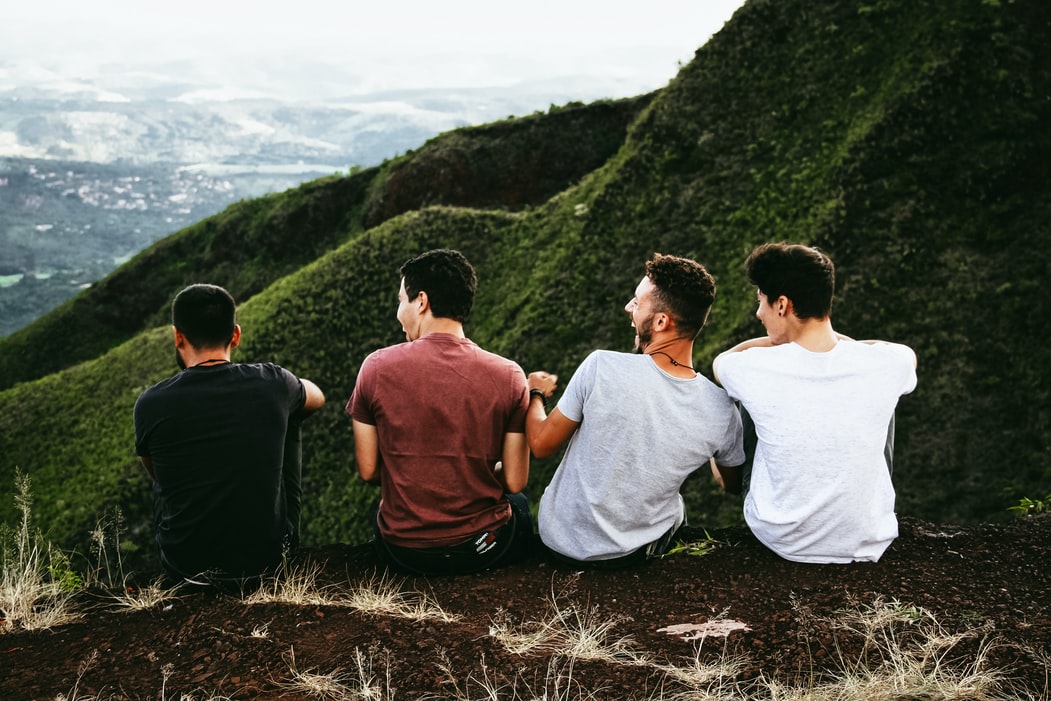 group guys backs group guys backs