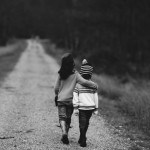 kids walking path bw anniespratt kids walking path bw anniespratt